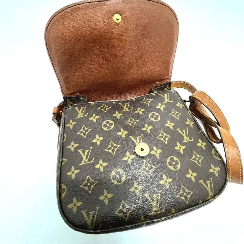LOUIS VUITTON Brown Monogram Canvas Shoulder Bag